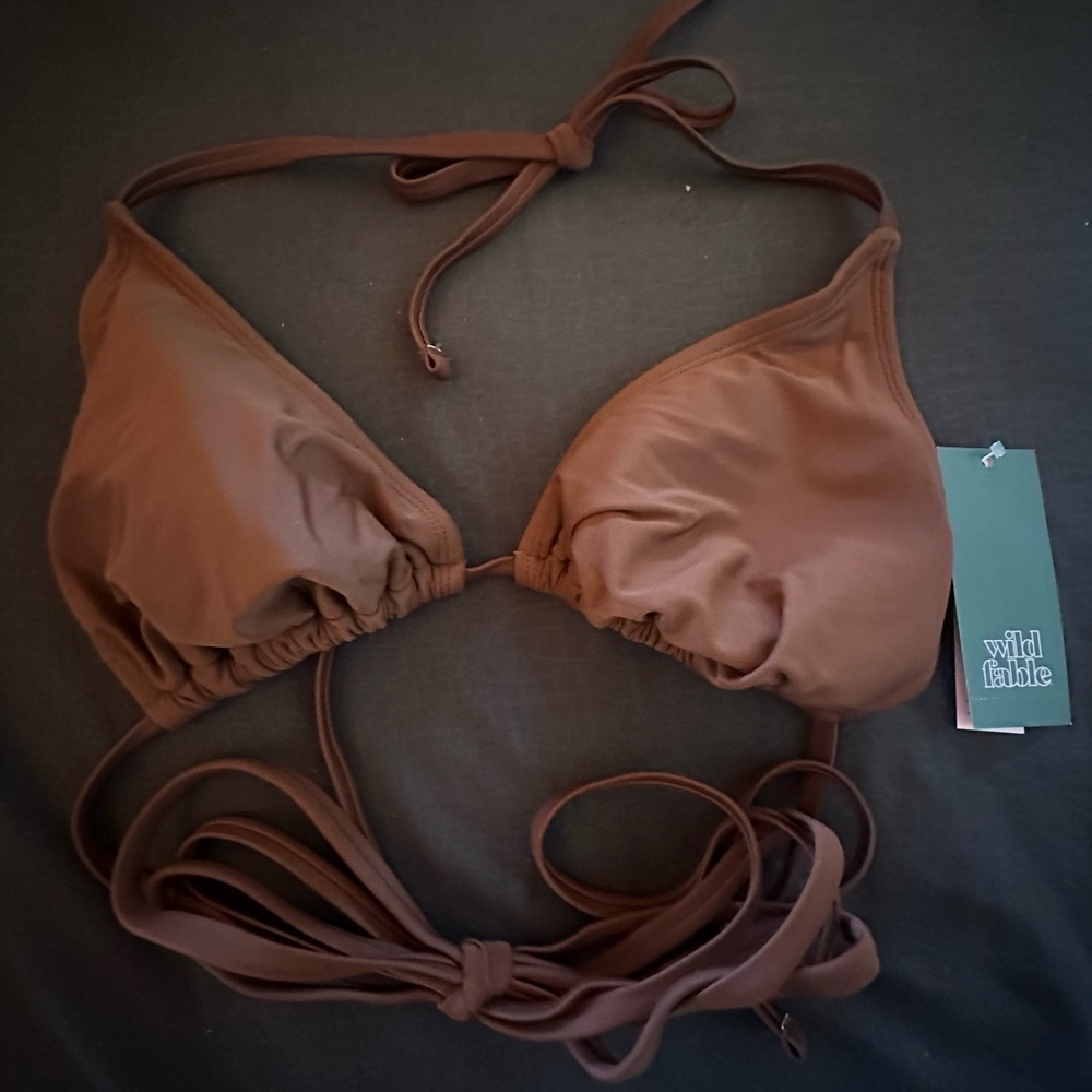 Wild Fable Brown Bikini Chic Swimwear